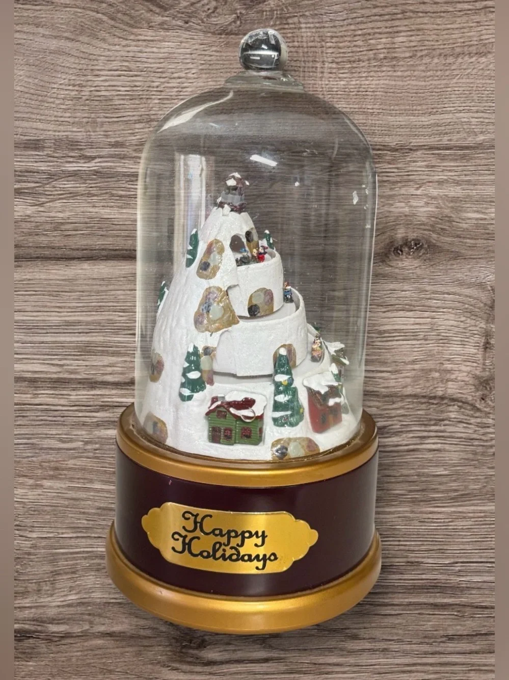 Cracker Barrel  Musical Christmas Cloche 30 Songs Nice Cond